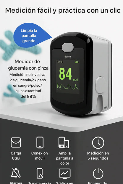 Medidor de glucosa en sangre no invasivo de Bayer (5 segundos / 99% de exactitud)
